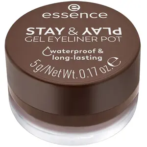 Essence - Eyeliner Gel Pot Stay & Play - 02 Brown pas cher