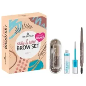 Essence Easy & Wow Brow Set Light   Wenkbrauw Gift SetVendu parbol