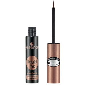 Essence Eyeliner Liquide Waterproof Liquid Ink N°02 Ash Brown 3ml pas cher