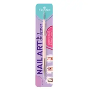 ESSENCE NAIL ART DUO PINCEL & PUNZÓN PARA UÑAS pas cher