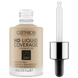 Catrice Visage HD Liquid Coverage Fond de Teint N°050 Rosy Ash 30ml pas cher