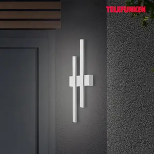 Telefunken, Éclairage d'extérieur, Applique murale LED IP44 2x4W 390 l... pas cher