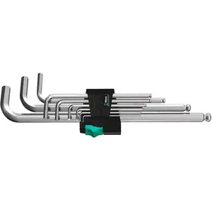 WERA 9 pces Hex-Plus 950 PKL/9 SM N Wera 05 022087 001 pas cher