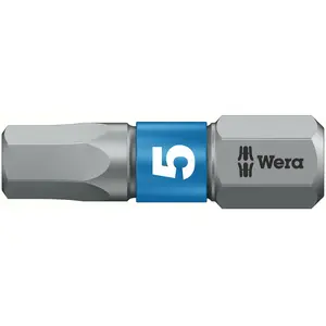 Wera, Embouts, 840/1 BTZ Hex-Plus 6,0 x 25 mm (Hexagone 6,0 mm) pas cher