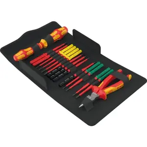 Wera, Tournevis, Kraftform Kompkat VDE 17 extra slim 2 pas cher