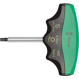 Indicateur de couple Wera 400 Hex, 4 x 60 mm - Outil de mesure de couple pas cher