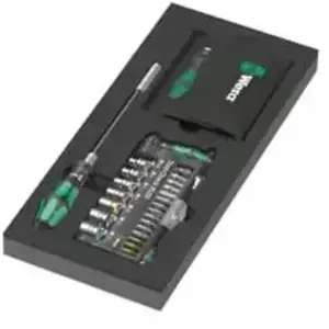 Wera Kraftform Kompakt + Tool-Check PLUS Bit schroevendraaier 1/4" pas cher