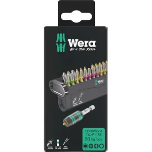 Wera, Embouts, Bit-Check 30 Wood TX HF 1 SB pas cher