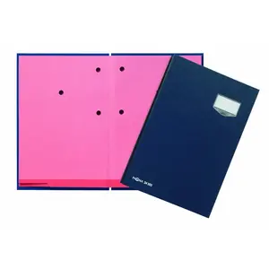 PAGNA Parapheur "DE LUXE" , A4, 20 compartiments, bleu pas cher