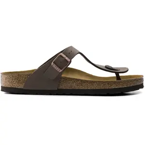 Birkenstock Gizeh Birko-Flor, Sandales Unisexe - Adulte, Marron Mocca Nubuk, 44 EU pas cher