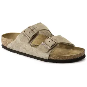 Birkenstock Arizona Dames Slippers - Dames - Taupe - Maat 39 pas cher