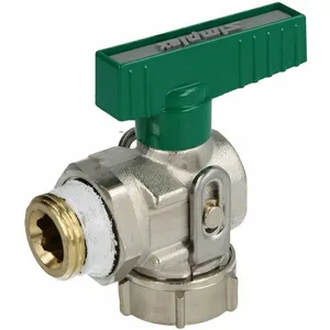 Flamco KFE-Kogelkraan Hoek, DVGW G1/2a PN16 MS vern., F10669