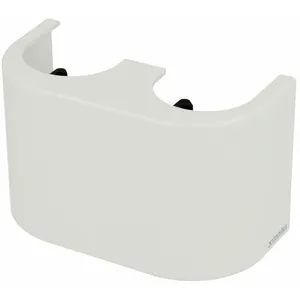 Flamco Designafdekking haanblok Recht kunststof wit, F10093