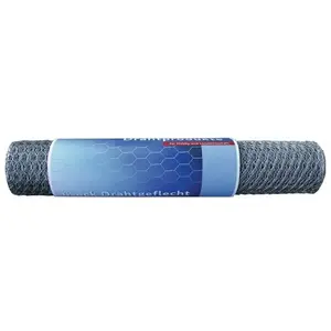Larus Grillage métallique longueur 10 m, hauteur 0,5 m tresse hexagonale, galvanisée largeur de la maille 25 mm pas cher