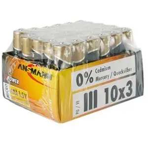 Ansmann Pile Alcaline LR03 Gaine thermoformée 3 éléments Xpower pas cher