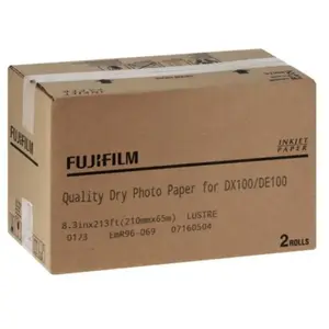 Fujifilm Papier pour DE100-DX 250G Lustré 210x65mVendu parmiss-numerique-fr