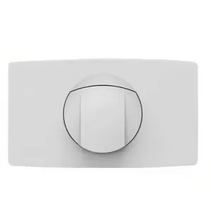 Sanit - Plaque de commande double touche, pour réservoir encastré, blanche pas cher