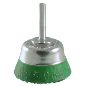 Brosse coupe, fil acier laitonné ondulé enrobé avec tige de 6 mm OSBORN 930 821-7002 pas cher