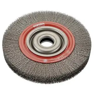 Osborn 9902544461 Brosse circulaire en acier à fil ondulé avec trou multiaxe et filament de Ø 0,30 mm (150 x 20 x 25) pas cher