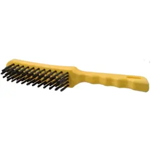 OSBORN - Brosse à main fil ondulé en laiton avec poignée plastique - 0008-447.574 pas cher