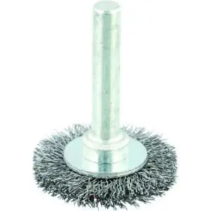 Magni Brosse ronde Fil d'acier 6mm 50mm ondulé Osborn pas cher