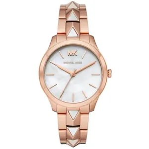 Montre Femme MICHAEL KORS en Acier Rose - MK6671 - Quartz - Verre minéral - Analogique pas cher