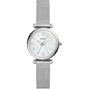 Comparateur de prix : Montre Fossil Carlie analogique en acier inoxydable pour femme, ES4432