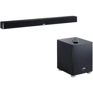 Canton 900 Dm (400 W, Canal 2.1), Barre de son, Noir pas cher