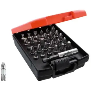 Velleman Boites d'embouts Standard 25 mm Mélangé 31 pcs 1/4' C6,3 dans un coffret (26252) - Wiha pas cher