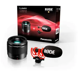 Panasonic Kit accessoires pour Lumix Micro 4/3 : Objectif à focale fix... pas cher