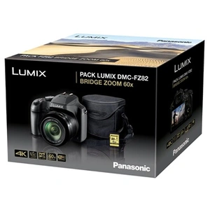 GENERIQUE Panasonic Lumix DC-FZ82 Noir + Housse + Carte SD 8 Go - 4010869272902 pas cher