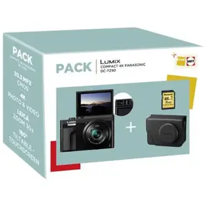 Panasonic Panasonic Lumix TZ90K Noir + Etui + SD 8 Go pas cher