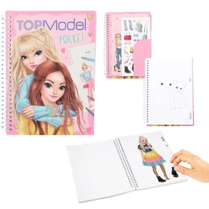 TOPModel Dessin et coloriage enfant Top Model Album à colorier de poche pas cher