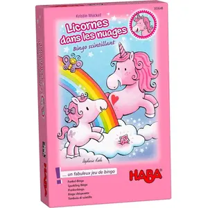HABA Licornes dans les nuages - Bingo scintillant pas cher