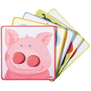 Haba jeu d'arrangement monde animalier junior 5 parties pas cher