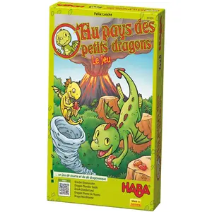 Jeu de course et de dés - HABA - Au Pays des Petits Dragons - Multicolore - 3 ans et plus pas cher