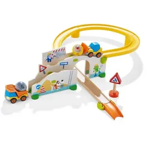 Comparateur de prix : Circuit de jeu à billes HABA Kullerbü Au chantier - Pour bébé de 18 mois et plus - Mixte
