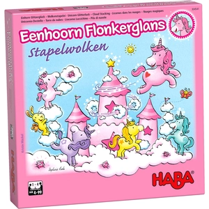 Haba -Jeu  Licornes dans les nuages   Nuages magiques - multicolore pas cher