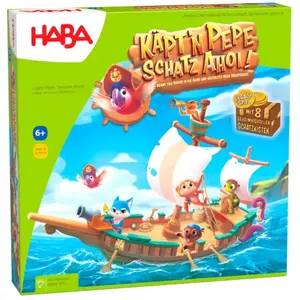 HABA - Captain Pépé, Trésor en vue Jeu de société Dès 6 ans NL- Haba pas cher