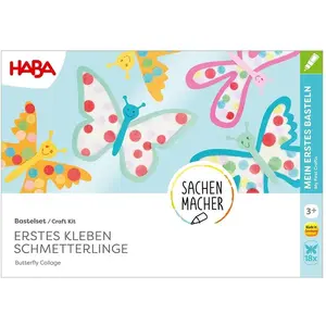 Haba Bastelset - Erstes Kleben Schmetterlinge pas cher