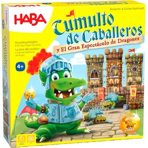 Haba Jeu De Société Knuckling Knights & The Big Dragon Spectacle pas cher