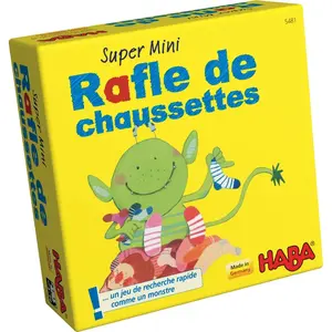 HABA Jeu de cartes - Super mini : Rafle de chaussettes pas cher