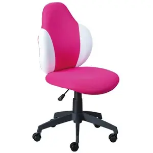 Inter Link Chaise De Bureau "jessi" 100cm Rose & Blanc - Paris Prix pas cher