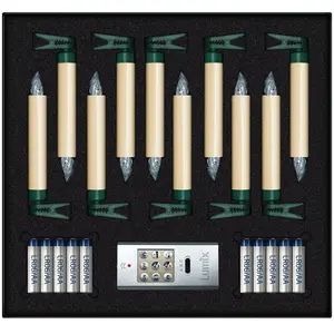 Krinner Ampoule Lumix Superlight 10 Pieces Basic Set Ivory pas cher