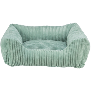 Comparateur de prix : Trixie Jonna vital bed,corduroy plush,rectangul.,120×80cm,sage (Chien), Panier pour chien + chat