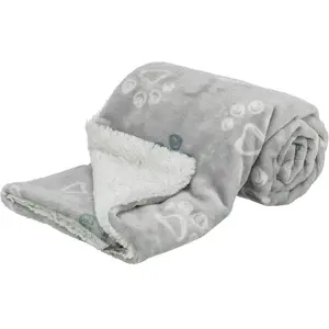 Comparateur de prix : Trixie Jimmy Soft blanket, soft plush, 150 × 100 cm, light grey (Chien), Panier pour chien + chat