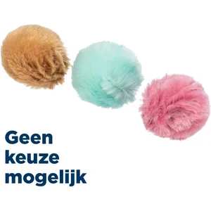 Trixie - 4123 - Balles peluche - Diamètre 3 cm pas cher