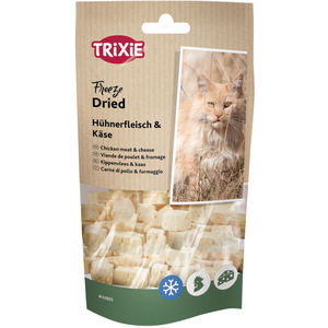25 g Trixie friandises lyophilisées au poulet et au fromage pour chat pas cher