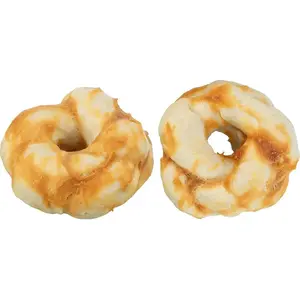 2 pièces, env. ø 6,5 cm, 85 g Twists au collagène et au poulet de Trixie, friandises pour chiens pas cher