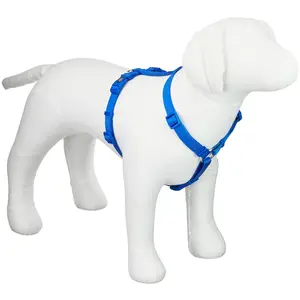 Trixie - Premium Hondentuig - H-Tuig - Royal Blauw - 52-75 x 2 cm pas cher
